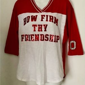 Pink OSU Shirt Women Girls Red S